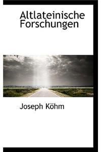 Altlateinische Forschungen