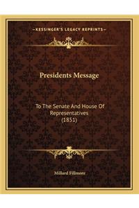 Presidents Message