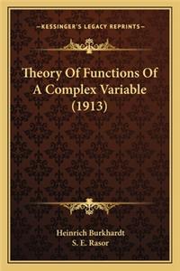 Theory of Functions of a Complex Variable (1913)