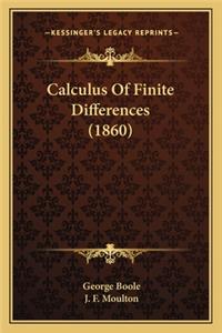 Calculus of Finite Differences (1860)