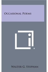 Occasional Poems