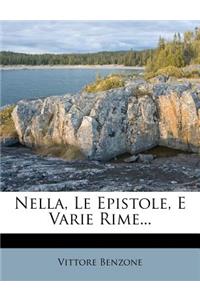 Nella, Le Epistole, E Varie Rime...