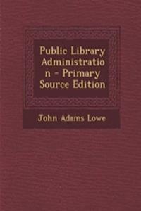 Public Library Administration