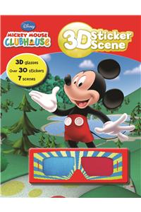 3d Sticker Scene - Mickey Mouse Club House