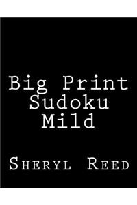 Big Print Sudoku Mild