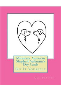 Miniature American Shepherd Valentine's Day Cards