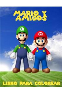 Mario Y Amigos Livro Para Colorir
