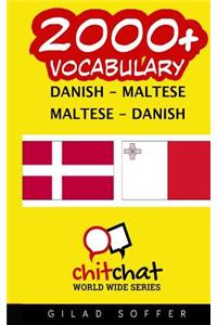 2000+ Danish - Maltese Maltese - Danish Vocabulary