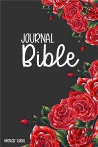 Journal Bible Vintage Floral