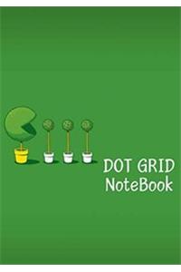 Dot Grid Notebook Green Dot