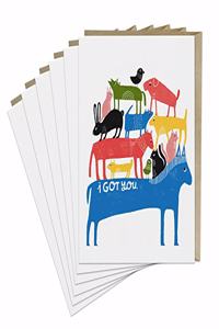 6-Pack Lisa Congdon for Em & Friends Women I Got You Card