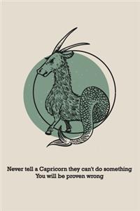 Capricorn Notebook