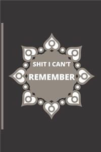 Shit I Can't Remember
