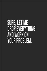 Sure, Let Me Drop Everything and Work On Your Problem. A beautiful