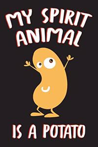 My Spirit Animal Is A Potato, Vegan Notebook