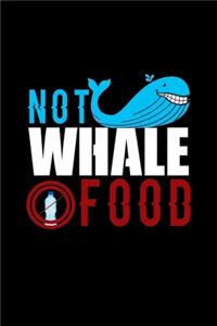 Not whale food: Food Journal - Track your Meals - Eat clean and fit - Breakfast Lunch Diner Snacks - Time Items Serving Cals Sugar Protein Fiber Carbs Fat - 110 pag