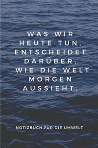 Was Wir Heute Tun, Entscheidet Darüber, Wie Die Welt Morgen Aussieht.