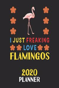 I Just Freaking Love Flamingos 2020 Planner