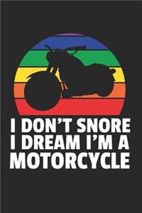 Motorrad Notizbuch