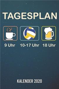 Tagesplan Volleyball Kalender 2020
