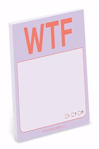Knock Knock WTF Sticky Notes (Pastel Edition)