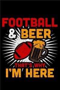 Football & Beer That's Why I'm Here