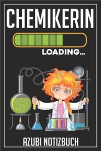 Chemikerin Loading... Azubi Notizbuch