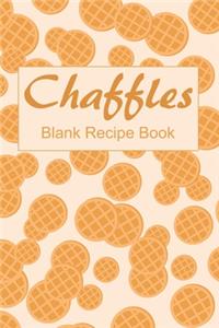 Chaffles Blank Recipe Book