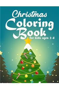 Christmas Coloring Book for Kids Ages 2-4