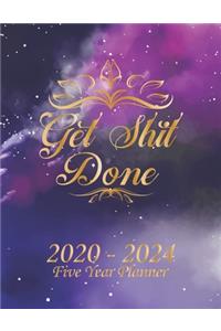 Get Shit Done 2020-2024 Five Year Planner