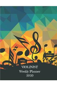 Violinist Weekly Planner 2020