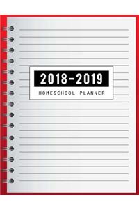 2018-2019 Homeschool Planner