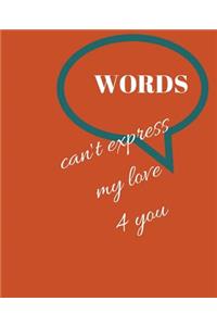 Words Can't Express My LOve 4 you