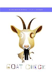 Zoo Do - Goat Check Blank Sketch Journal 6x9