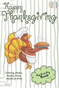 Happy Thanksgiving Activity Book for Creative Noggins