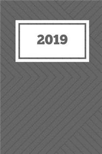2019: Personal Diary with Week Spread Across Two Pages. Planner Journal to Schedule Appointments Through the Year. Unisex and Practical for Men Women of All Ages.