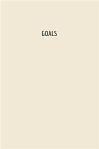 Goals Journal