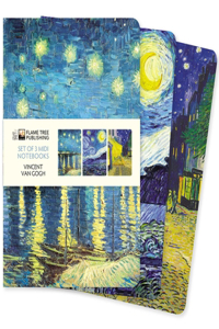 Vincent Van Gogh Set of 3 MIDI Notebooks