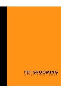 Pet Grooming Appointment Book