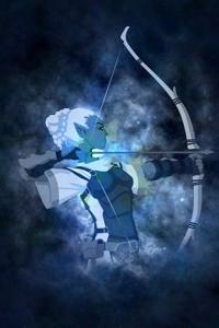 Cool Blue Zodiac Horoscope Sagittarius the Archer Journal