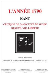 Kant, l'Annee 1790