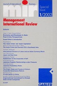 Economy and Business in Asia: Post-Crisis Perspectives