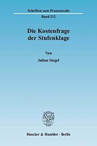 Die Kostenfrage Der Stufenklage