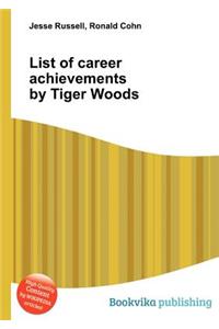 List of Career Achievements by Tiger Woods