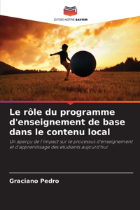 rôle du programme d'enseignement de base dans le contenu local