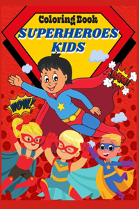 Coloring Book Superheroes Kids
