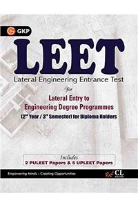 LEET-Lateral Entry Entrance Test (2nd Year/3rd Semester) for Diploma Holders