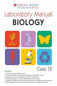 Oswaal CBSE Laboratory Manual Class 12 Biology Book (For 2023 Exam)
