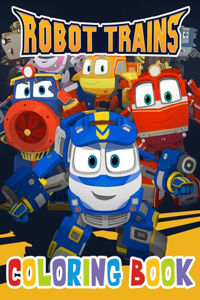 Robot Trains Coloring Book