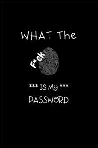 WHAT The F*ck is my PASSWORD